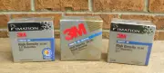 Three (3) 3M 3.5" Diskettes, 10 Packs, IBM Formatted, DS HD Floppy Disks, SEALED