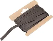 uxcell Double Fold Bias Tape for Sewing 1/3 Inch x 6 Yards Satin Pre-fold Continuous Binding Tape for Seaming Quilting Hemming Binding DIY Crafts, Dark Brown