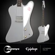 Epiphone 'Inspired By Gibson Custom' 1963 Firebird I (SIlver Mist) inc Case