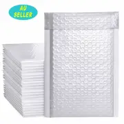 Multi-Size Bubble Lined Poly Mailer Self Seal Padded Mailing Bag Envelope 100PCS