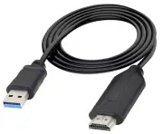 Plug-Play USB 2.0 1080P HD Video DVR Adapter For PC Mac Linux