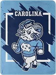 Northwest Enterprises NCAA 46x60 Dimensional Design Micro Raschel Throw Blanket (North Carolina Tar Heels)