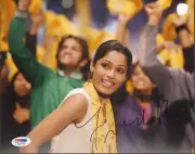 FREIDA PINTO Signed Autographed "SLUMDOG MILLIONAIRE" 8x10 Photo PSA/DNA AC27825