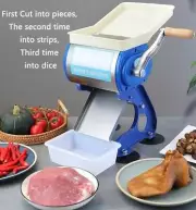 Hand Operated Meat Cutter, Meat Slicer, Household Commercial Meat Grinder