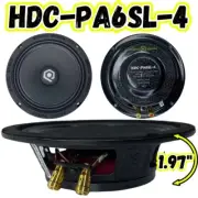 SoundQubed HDC-PA6SL-4 Ultra Slim 6.5" Neodymium Loudspeaker 300 Watts RMS Power