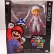 Nintendo The Super Mario Bros Movie Princess Peach Action Figure Jakks New