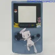 Pokemon Mew Gameboy Color complete handheld custom housing shell glow dark gbc