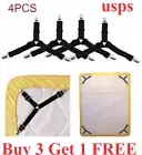 Bed Suspender Straps Mattress Fastener Holder Triangle Grippers Sheet Clips