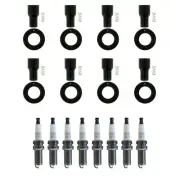 NGK 8 G-Power Platinum Spark Plugs 8 Coil Boots Kit for GX460 Tundra Sequoia V8 (for: Toyota)
