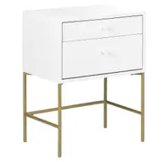 Cooper & Co. Chelsea 46cm Bedside Table White