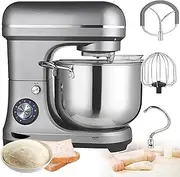 2000W 10L Dough Mixer – Commercial Stand Mixer with Dough Hook, Whisk & Beater for Bread, Cake & Pizza Baking