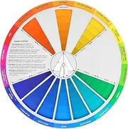 Beavorty Color Wheel Educational Mixing Guide Small Color Learning Chart for Creative Boy Girl for Painting and Drawing Classes