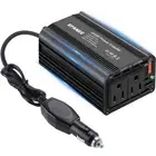 400W Power Inverter 12V DC to 110V AC with USB-C & QC Ports