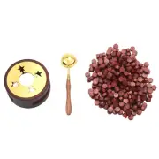 Red Wax for Letters Stamp Seals Sealing Wax Kit with Wax Seal Beads Wax1577