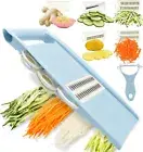5 in 1 Mandoline Slicer Kitchen Vegetable Slicer Chopper Multi Blade Potato