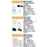 在飛比找蝦皮購物優惠-含發票 WS-5311  尖兵長距離 分離式來客報知器 發射