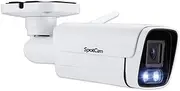 SpotCam BCW1 2K Cloud AI Spotlight WiFi Business Bullet IP Camera, Indoor/Outdoor, Two Way Audio, Night Vision, Human Detection, IP66, Support SD Card, Free 24 Hour Cloud Recording, Made in Taiwan
