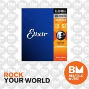 Elixir 12152 Electric Guitar Strings Nanoweb Heavy 12-52 E-NW-H - Brand New