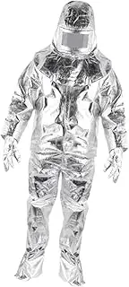 [ａ aternee] Fireproof Clothes Aluminized Suit All Round Protective Equipment Silver Flameproof Aluminium Foil Suit Heat Resistant Suit