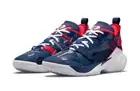 Nike Air Jordan Why Not Zero.4 Blue Red Basketball Shoes Mens Size US 10.5 New ✅