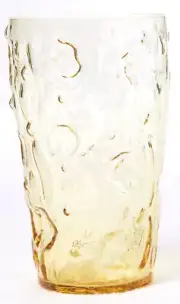 NEW Bryce El Rancho GOLD Iced Tea Flat Glass Patterned 42057