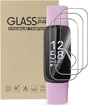 Screen Protector for Fitbit Inspire 3, 3 Pack HD Clear Anti-Scratch TPU Protective Film Ultra Crystal Self-Healing Anti-Fingerprint Screen Protector for Fitbit Inspire 3, NOT GLASS