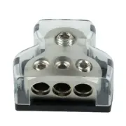 Distributor Block 0GA IN 1*0 Gauge In 3 X 4GA OUT 3*4 Gauge Out 80 X 55 X 50mm