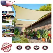 Custom 9' x 10' Rectangle Shade Sail - Heavy Duty UV Blocking Outdoor Canopy
