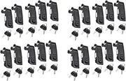 20PCS Compression Latch Flush Lever Latch Lock for Marine Car RV Door Hand Lock Adjustable Lever Latches Thickness:1-5mm