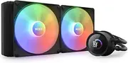 NZXT Kraken 280 RGB 280mm AIO Liquid CPU Cooler with LCD Display - Black