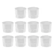 Epoxy Resin Mixing Cups Liquid Measuring Paint Mixing Cup for School Kitchen 10x