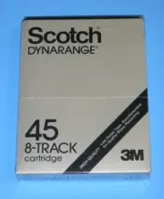 Vintage Scotch Dynarange 8-TrackTape Cartridge Unrecorded 45 Min High Quality
