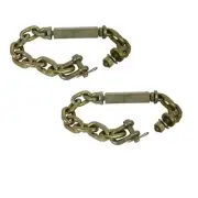 RAParts 2 New Aftermarket 3 Three Point Hitch Chain Stabilizer Turnbuckle Swa...