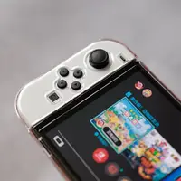 在飛比找ETMall東森購物網優惠-新款任天堂NS全包PC透明硬殼 switch OLED 防摔