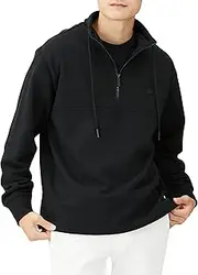 [Lacoste] SH6938-99 Men's Sweatshirt, Official, Stand Collar Half-Zip Sweatshirt