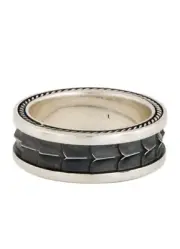 DAVID YURMAN STERLING SILVER 925 ARMORY® BAND RING