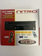 Multimedia Car Radio Player BMW X- 4143 Nitro DVD CD USB SD New.