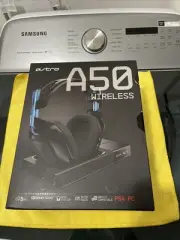 Astro Gaming A50 Wireless Headset & Base Station for PlayStation 4 - Black/Blue