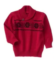 GYMBOREE VERY MERRY RED PULLOVER SWEATER NWT Boys Christmas 6-12 M