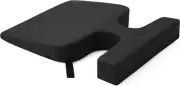 EASY SPA Massage Table Breast Pillow for Bust Sizes(AA-D), Prone Pillow Black
