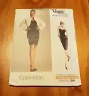 Vogue 2050 Calvin Klein Sewing Pattern Dress Jacket Size 12-14-16 UNCUT