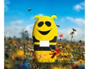 Absolutely Ridiculous Bumble Bee Sliding Mitt