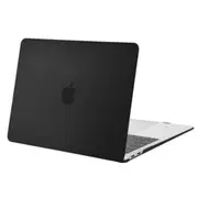 Matte Rubberized Hard Shell Case Cover for 13" MacBook Air (2018-2022) - Matte Black for Models: A2337 M1 / A2179 / A1932 [NBAOEM0136]