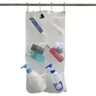 Hanging Mesh Bath Shower Caddy Organizer with 6 Storage Pockets for Bathroom