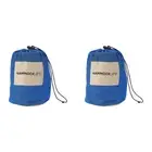 2x Annabel Trends 2.6m Outdoor Camping Hammock Portable Hanging Swing Chair Blue
