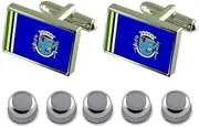 [Select Gifts] Shirt Dress Studs Engenheiro Paulo de Frontin State Flag Cufflinks