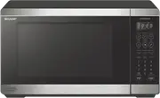 Sharp 26L 900W Flatbed Inverter Microwave Stainless Steel