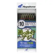 HAYABUSA SABIKI Bait Rigs SS237 10-3-5 Mackerel skin 50pack set