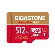 [5-Yrs Free Data Recovery] GIGASTONE 512GB Micro SD Card, 4K Game Pro MAX, A2...