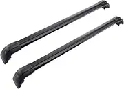 OEM Style Roof Rack Cross Bar Compatible for Toyota Highlander Kluger 2015-2021 Rails Bar Luggage Carrier Bars Top Rack Rail Boxes(Black)